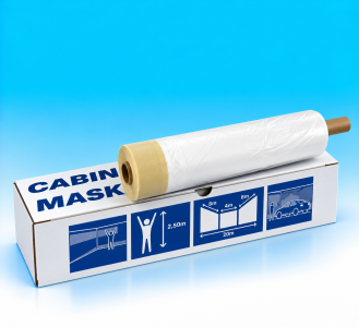 CABIN FOIL WHITE 2,50 m x 20 m - folie pro ochranu lakovací kabiny